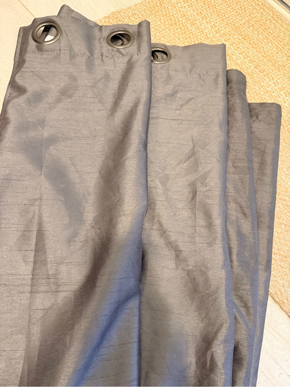 Grey Curtains - 2 panels 52x84